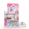 3-stöckiges Puppenhaus aus Holz mit Accessoires Mädchen Pretty House XXL Angebot