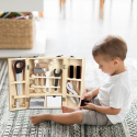 Kinderspielzeug-Werkzeugkasten mit Holzutensilien Mr Fix Verkauf