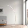 LED Stehleuchte Wohnzimmer modernes Design Minimal Arc Rigel Modell