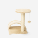 Kratzsäule für Katzen Bogen Tunnel Sisal-Seil Entspannungsball 45 cm Manx Lagerbestand