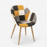 Patchwork Stuhl Sessel Wohnzimmer Küche Studio Finch 