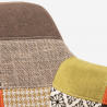 Schaukelstuhl in modernem Patchwork Design aus Stoff Woodpecker Kauf