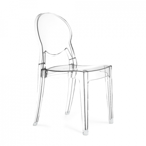 Transparenter Modernes Design Stühle für Küche Esszimmer Bar Restaurant Scab Igloo Aktion
