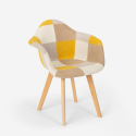 Patchwork Sessel Stuhl Nordisches Design Wohnzimmer Küche Studio Herion 