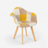 Patchwork Sessel Stuhl Nordisches Design Wohnzimmer Küche Studio Herion 