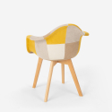 Patchwork Sessel Stuhl Nordisches Design Wohnzimmer Küche Studio Herion 