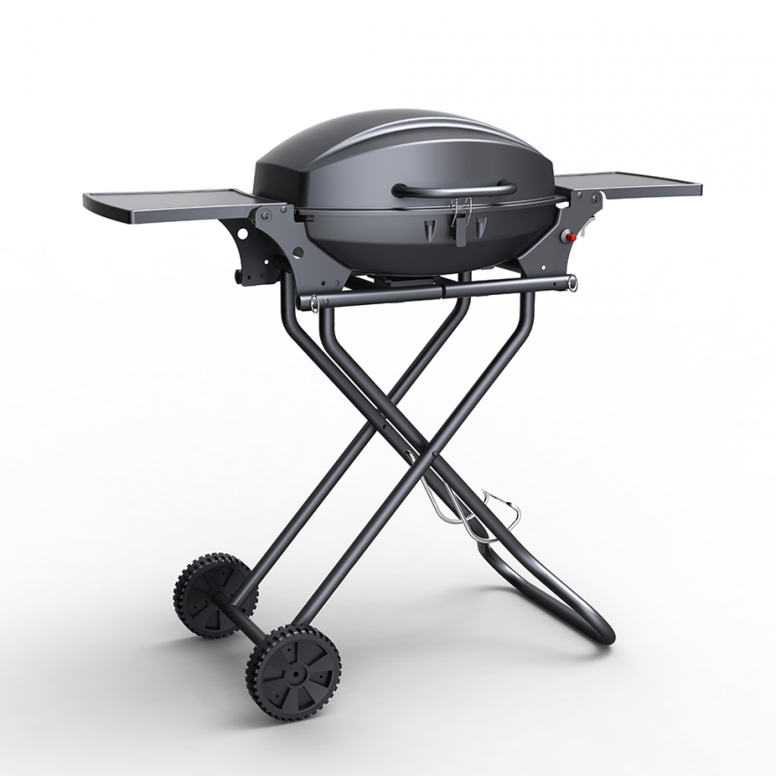 Barbecue BBQ tragbarer Edelstahl Gasgrill Brenner Grill Ablage Bernese Aktion
