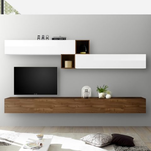 Modulare Wandeinheit Wohnzimmer TV-Ständer modernes Design Infinity 101