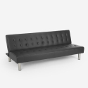 Elly modernes design leder kunstleder 2 sitzer clic clac sofa bett Kauf