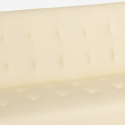 Elly modernes design leder kunstleder 2 sitzer clic clac sofa bett 