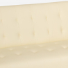 Elly modernes design leder kunstleder 2 sitzer clic clac sofa bett 