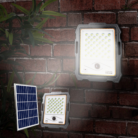 LED-Flutlicht 100W Solarpanel 2000 Lumen Wi-Fi-Kamera Conspicio M Aktion