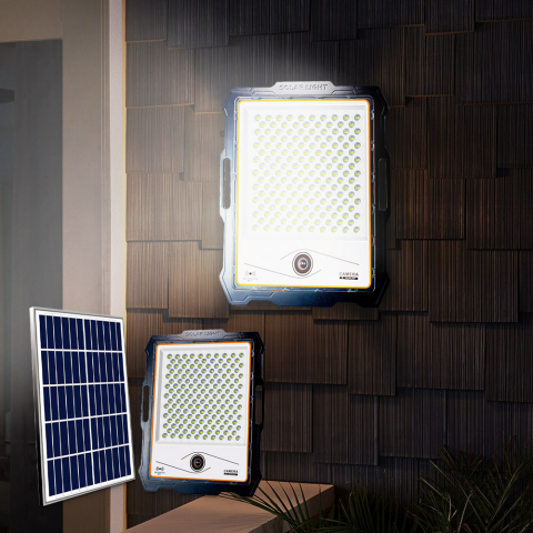 LED-Solarpanel-Scheinwerfer 4000 Lumen mit Wi-Fi-Kamera 400W Conspicio XL Aktion