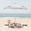 Sonnen Strandschirm Windsicher 200 cm mit Wappen Sardiniens Sales