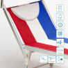 4er Set professionelle Liegestühle Strandliegen Sonnenliegen aus Aluminium für den Strand Santorini Europe Rabatte
