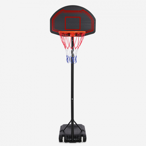 Mobiler Basketballkorb mit Rädern höhenverstellbar von 160 - 210 cm LA