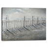 Handgemaltes Landschaftsbild auf Leinwand 120x90cm Fence Verkauf