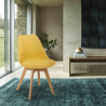 Nordic Design Stuhl aus Holz und Stoff und Kissen Küchen Bars Restaurants Dolphin Sales