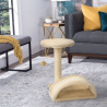 Kratzsäule für Katzen Bogen Tunnel Sisal-Seil Entspannungsball 45 cm Manx Verkauf