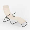 2er Set Strandliegen Liegestühle Sonnenliegen klappbar aus Stahl für  Strand und Garten Pasha Modell