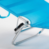 4er Set Strandliegen Liegestühle Sonnenliegen Klappbar aus Aluminium Cancun Maße