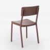 Stuhl aus Polypropylen in modernem Design für Küche Bar Restaurant Garten Liner Modell
