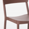Stuhl aus Polypropylen in modernem Design für Küche Bar Restaurant Garten Liner Eigenschaften