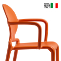 Stuhl mit Armlehnen modernes Design für Küche Bar Restaurant Scab Gio Arm Sales