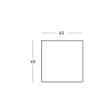Moderne Design Sitzbank Cube in verschiedenen Farben von Slide 