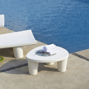 Moderner Tisch Polyethylenplatte Glas Bar Garten Haus Dia Niedrig Lita Tisch Kauf