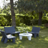 Moderner Tisch Polyethylenplatte Glas Bar Garten Haus Dia Niedrig Lita Tisch 