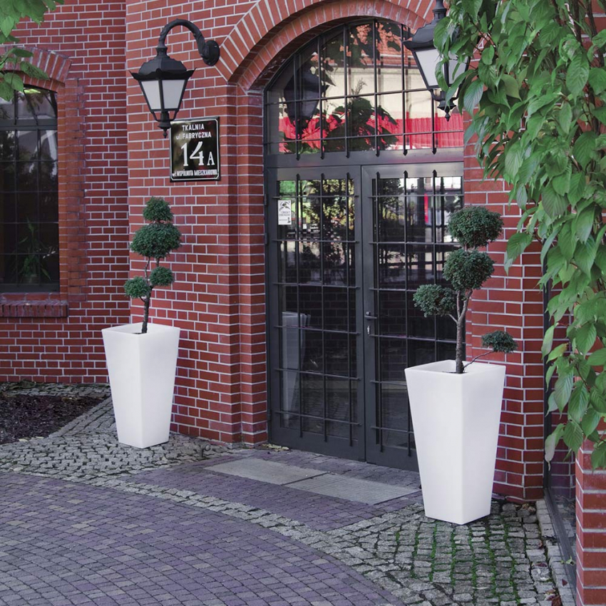 Leuchtender Design-Topf Slide Y-Pot für Innen und Außen mit LED Aktion Leuchtender Design-Topf Slide Y-Pot für Innen und Außen mit LED Aktion