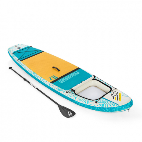 SUP Paddle Board transparente Platte Bestway 65363 340cm Hydro-Force Panorama Aktion