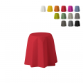 Niedriger Hocker aus Polyethylen Modernes extravagantes Design Dia Pandoro Aktion