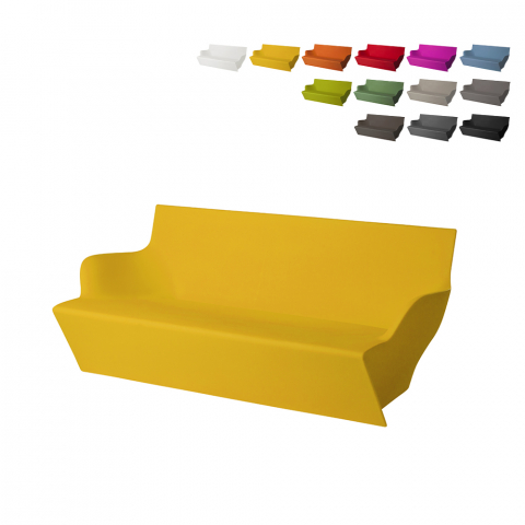 Moderner 2-Sitzer Garten-Außensofa Kami Yon Slide Design Aktion