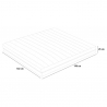 Veradea Matratzenduo Memory Foam 7 Zonen abnehmbar 25cm 160x190cm Auswahl