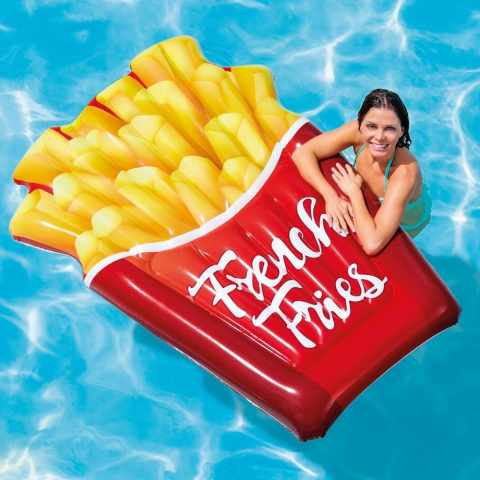 Intex 58775 Luftmatratze Pommes French Fries Pool Meer