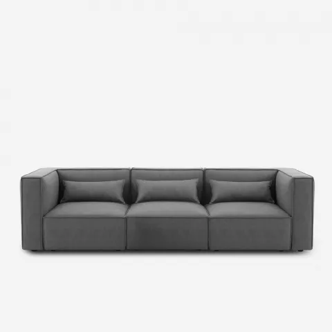 Modernes modulares 3-Sitzer-Sofa aus Stoff Solv Aktion