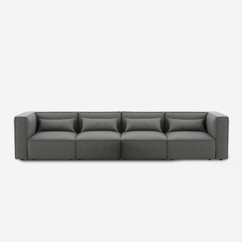 Modulares modernes 4-Sitzer-Sofa aus Stoff Solv Aktion Modulares modernes 4-Sitzer-Sofa aus Stoff Solv Aktion