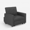 Platzsparendes modernes Design Einzelsessel Bett mit Armlehnen Brooke 