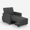 Platzsparendes modernes Design Einzelsessel Bett mit Armlehnen Brooke 