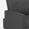 Platzsparendes modernes Design Einzelsessel Bett mit Armlehnen Brooke 