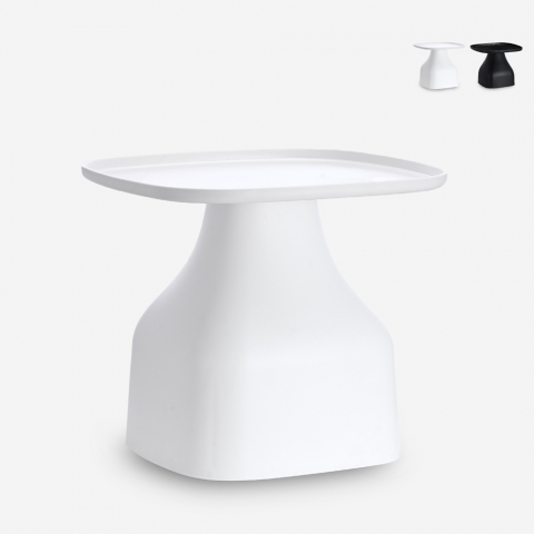 Niedriger Couchtisch Wohnzimmer modernes Design 48x48cm Küche Garten Glocke L Aktion