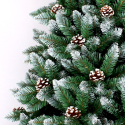 Künstlicher extra dicker realistischer Weihnachtsbaum 240cm mit Schnee Oulu Rabatte