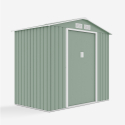 Gartenhausbox aus Blech für Werkzeuge 213x127x195cm Chalet Nature Lagerbestand