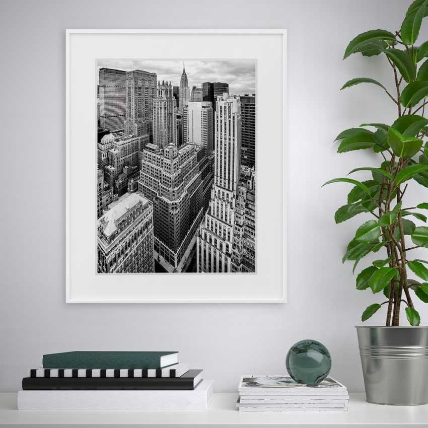 Fotografie-Druck Stadtlandschaft schwarz-weiß 40x50cm Variety Grad Aktion Fotografie-Druck Stadtlandschaft schwarz-weiß 40x50cm Variety Grad Aktion