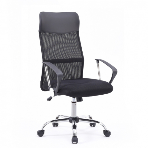 Bürostuhl ergonomisch gepolstert Sessel atmungsaktiver Stoff Adflatus
