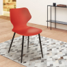 Stuhl in modernem Design Polypropylen Metall Esszimmer Restaurant Ladysmith Lagerbestand