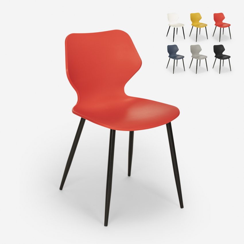Stuhl in modernem Design Polypropylen Metall Esszimmer Restaurant Ladysmith Katalog