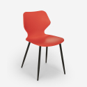 Stuhl in modernem Design Polypropylen Metall Esszimmer Restaurant Ladysmith Auswahl